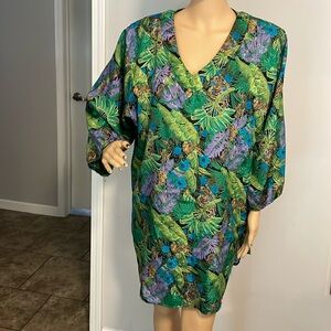 Vintage 70’s Coco Bay Miami Lounge/ Pool/ Beach / House Dress No size tag XL